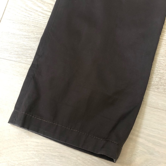 Solar Designer Slim Straight Leg Brown Satin Dress Pants - Picture 14 of 16